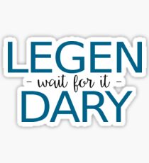 Legen - warte darauf - Dary Sticker