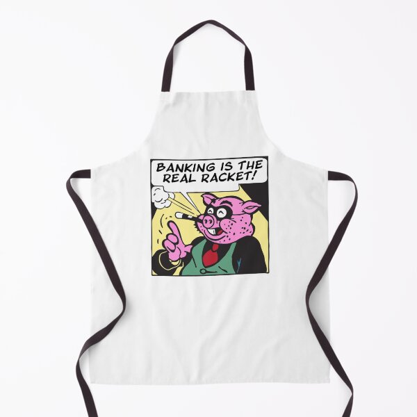 Item preview, Retro Comic Book Robber Pig - Banking Joke designed and sold by chrisrivait.