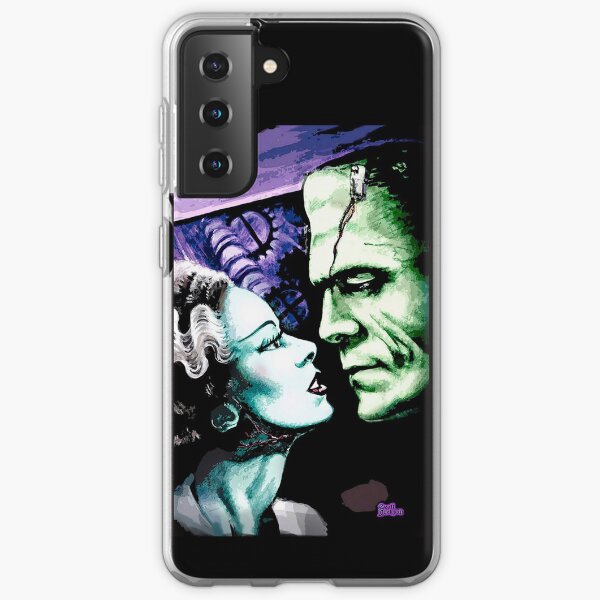 Aperçu de l'œuvre Bride & Frankie Monsters dans l'amour créée et vendue par themonsterstore.