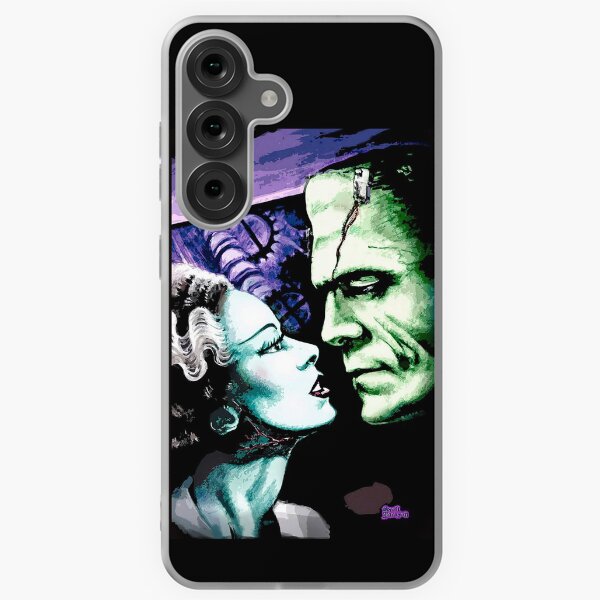 Vista previa del artículo con la obra «La novia y Frankie Monsters enamorados», diseñado y vendido por themonsterstore.