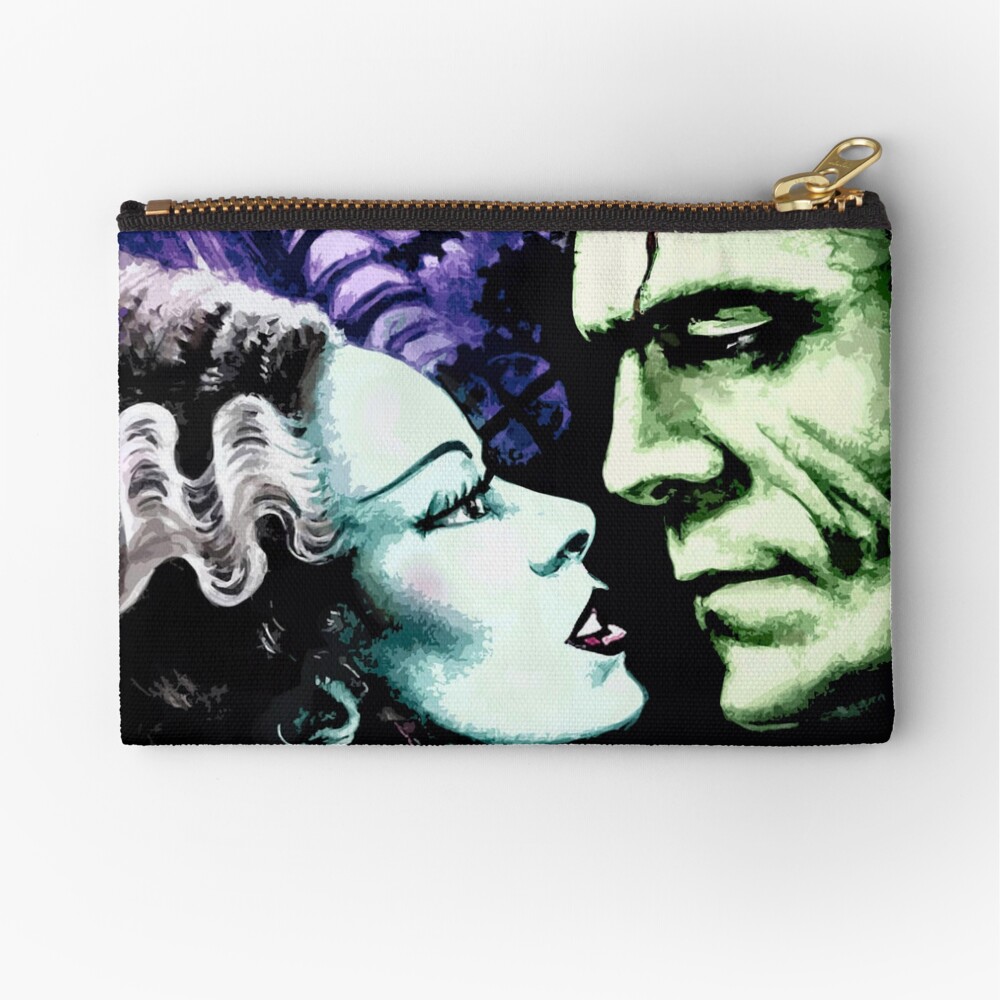 Bride & Frankie Monsters in Love Zipper Pouch