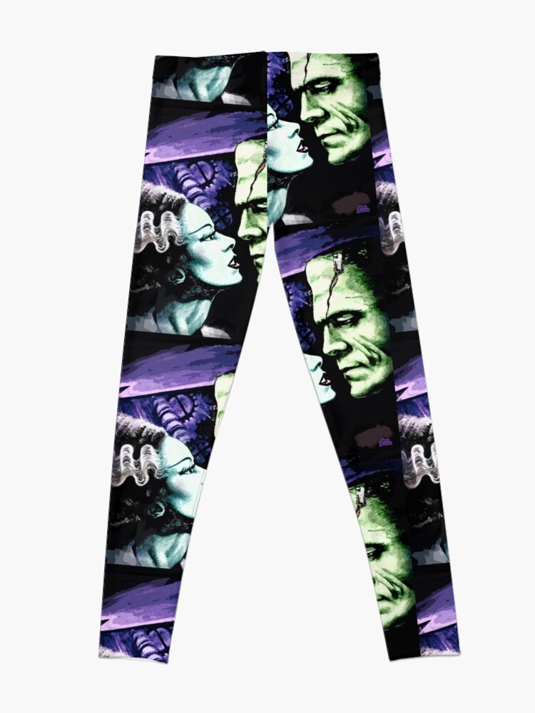 Alternate view of Bride & Frankie Monsters in Love Leggings