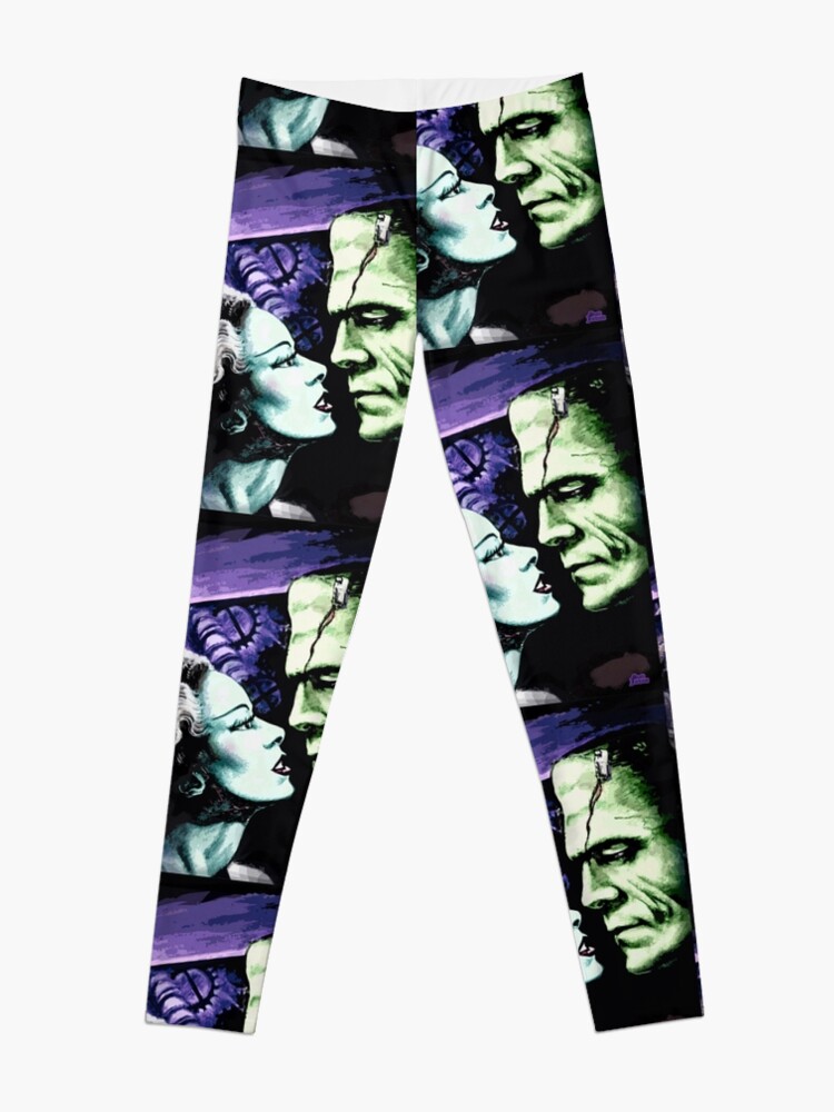 Alternate view of Bride & Frankie Monsters in Love Leggings
