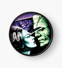 Bride & Frankie Monsters in Love Clock