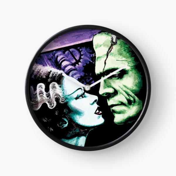 Bride & Frankie Monsters in Love Clock