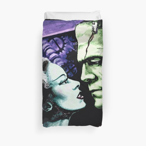 Bride & Frankie Monsters in Love Duvet Cover