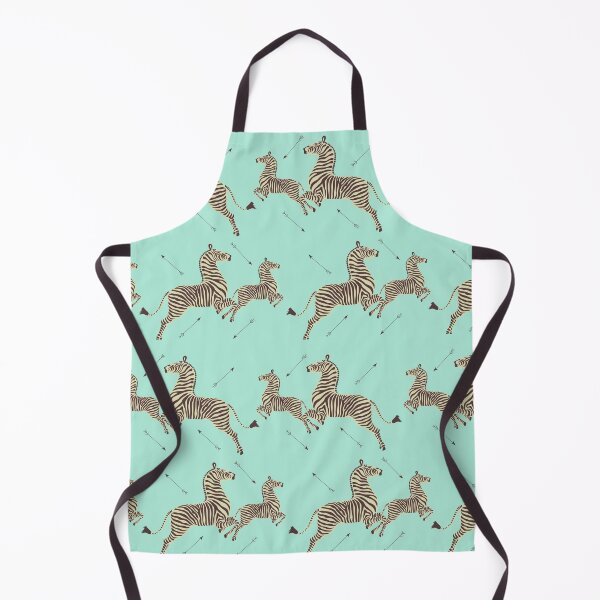 Item preview, Zebra Wallpaper - Seafoam green - Royal Tenenbaums Margot designed and sold by SydneyKoffler.