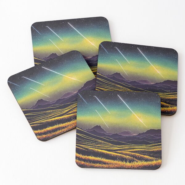 Item preview, Meteor Shower Over Rice Fields designed and sold by OccultDreams.