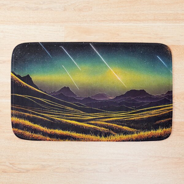 Item preview, Meteor Shower Over Rice Fields designed and sold by OccultDreams.