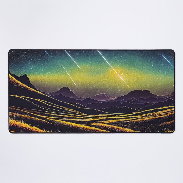 Item preview, Meteor Shower Over Rice Fields designed and sold by OccultDreams.