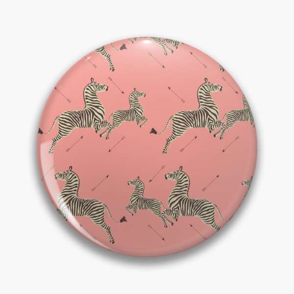 Item preview, Zebra Wallpaper - Pink - Royal Tenenbaums Margot designed and sold by SydneyKoffler.