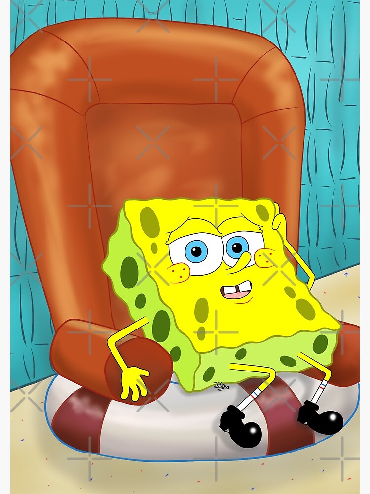 Spongebob Chair Zoom Background