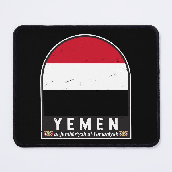 Item preview, Yemen Flag Emblem Distressed Vintage designed and sold by KrisSidDesigns.