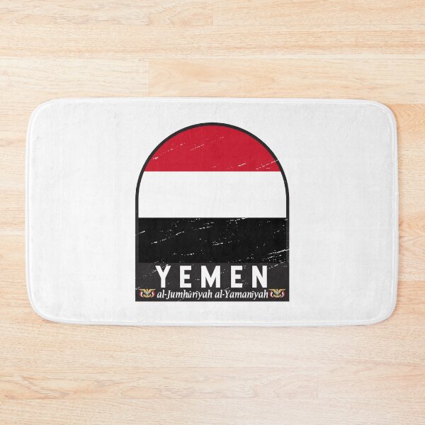 Item preview, Yemen Flag Emblem Distressed Vintage designed and sold by KrisSidDesigns.