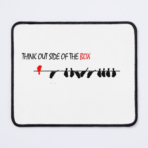 Item preview, think out side of the box stiker designed and sold by kagole 07.