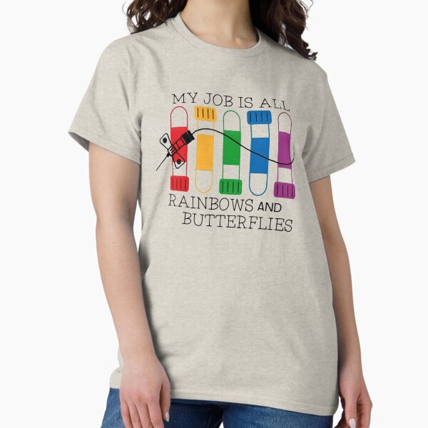Item preview, My Job is All Rainbows and Butterflies designed and sold by FirnandArt.
