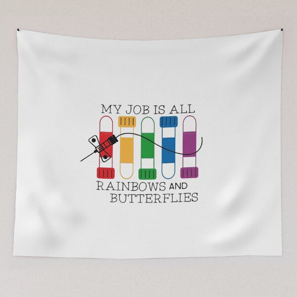 Item preview, My Job is All Rainbows and Butterflies designed and sold by FirnandArt.