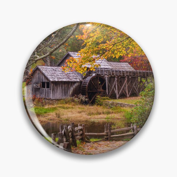 Item preview, Mabry Mill Virginia in the Autumn   designed and sold by ThreadsNouveau.