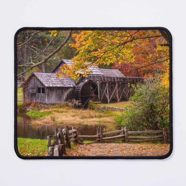 Item preview, Mabry Mill Virginia in the Autumn   designed and sold by ThreadsNouveau.