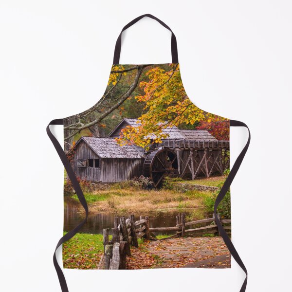Item preview, Mabry Mill Virginia in the Autumn designed and sold by ThreadsNouveau.