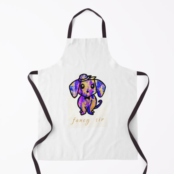Item preview, Fancy sir blue gold purple dog wearing hat designed and sold by Grey Robinson.