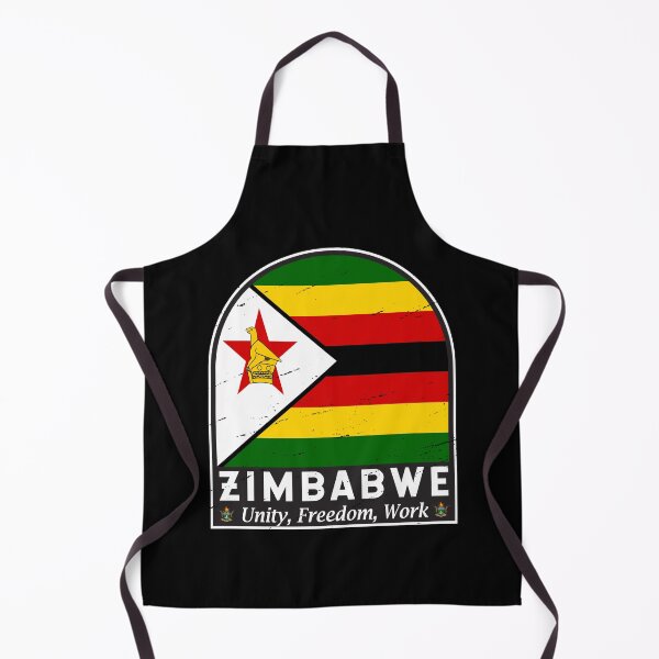 Item preview, Zimbabwe Flag Emblem Distressed Vintage designed and sold by KrisSidDesigns.