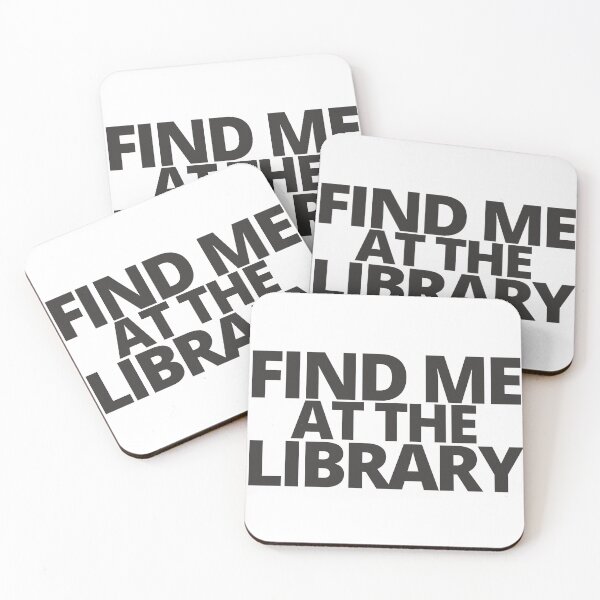 Item preview, Find Me At The Library — Book Lover Gift, Quotes designed and sold by CROWNLIGHT.
