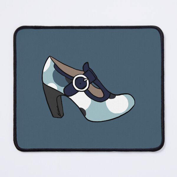 Item preview, Fluevog Arbus Blue Dots designed and sold by anne m bray.