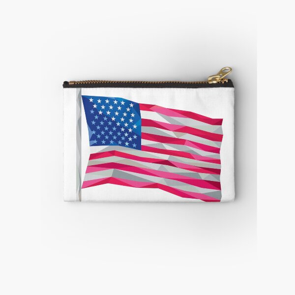 Item preview, USA Flag Stars and Stripes Low Polygon designed and sold by patrimonio.