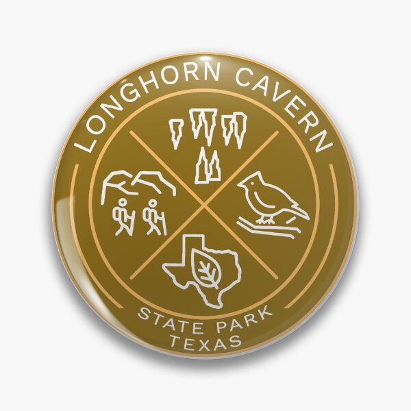 Item preview, Longhorn Cavern State Park Heraldic Logo designed and sold by VanyaKar.