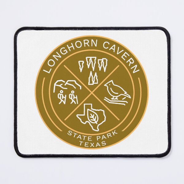 Item preview, Longhorn Cavern State Park Heraldic Logo designed and sold by VanyaKar.