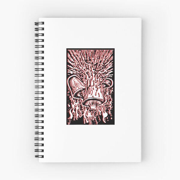 Item preview, Nuclear Mushroom Exploding Red Black designed and sold by StickerBird.