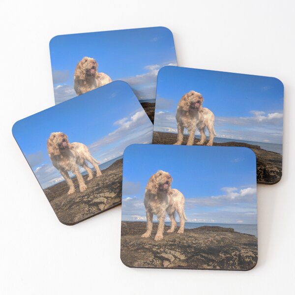 Item preview, I Am Standing upon The Seashore Spinone by heidiannemorris © designed and sold by FOLK ART FUSION by heidiannemorris.