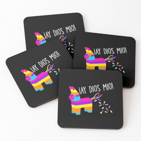 Item preview, ¡Ay Dios Mio! Piñata Problems - Worried Burro Pinata has Candy Accident designed and sold by Pretty In Ink.
