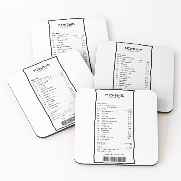 Item preview, Midnights Receipt designed and sold by marnilauren.