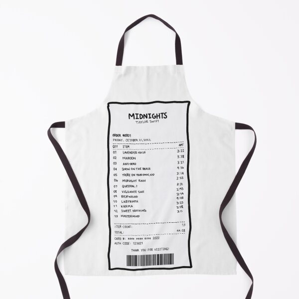 Item preview, Midnights Receipt designed and sold by marnilauren.