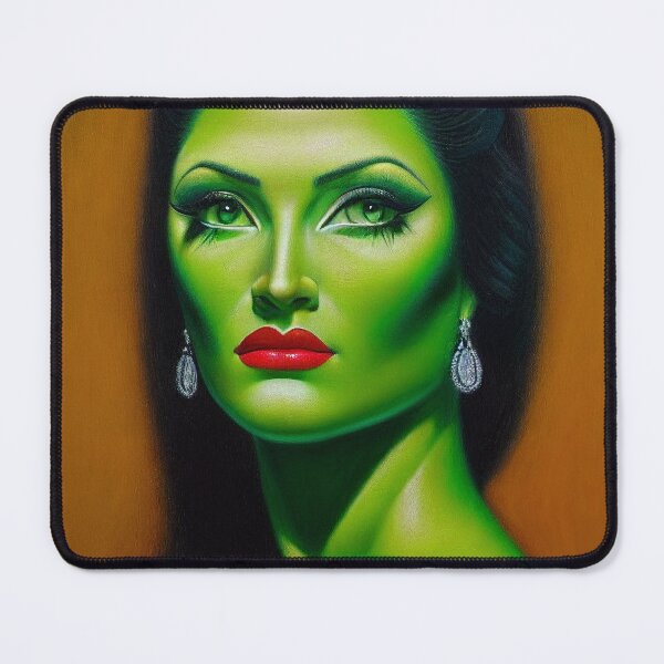 Item preview, My Homage to Vladimir Tretchikoff's green lady designed and sold by The-11th-Floor.
