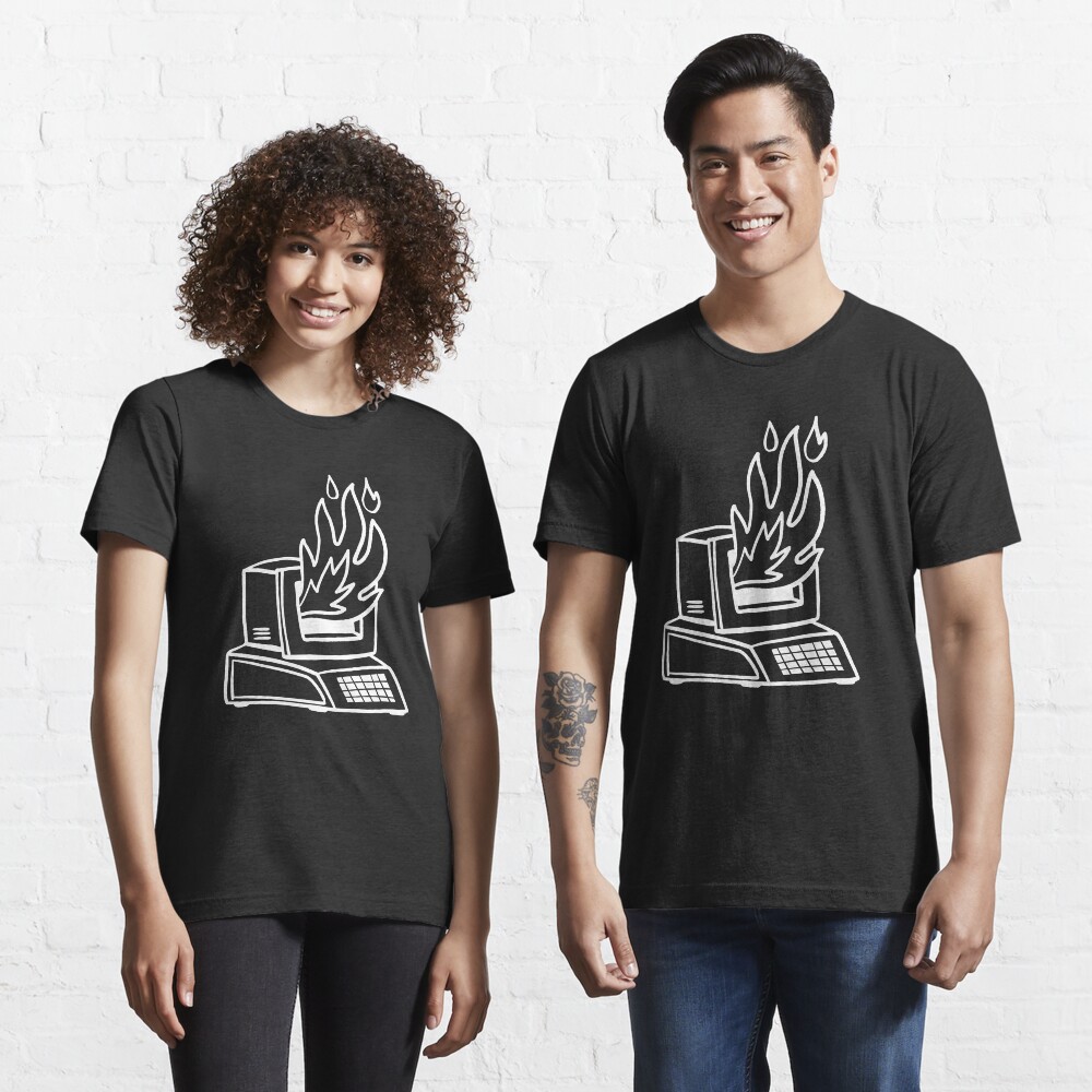 Vista previa del artículo con la obra «Camiseta esencial», diseñado y vendido por MrsSt0n3.