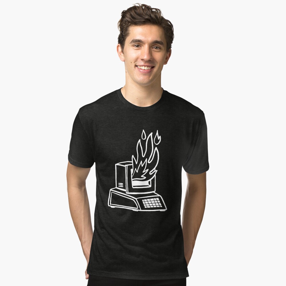 Vista previa del artículo con la obra «Camiseta de tejido mixto», diseñado y vendido por MrsSt0n3.