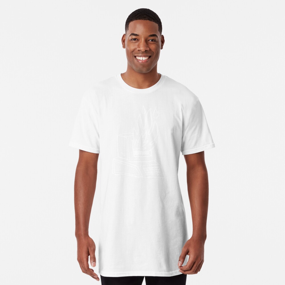 Vista previa del artículo con la obra «Camiseta larga», diseñado y vendido por MrsSt0n3.