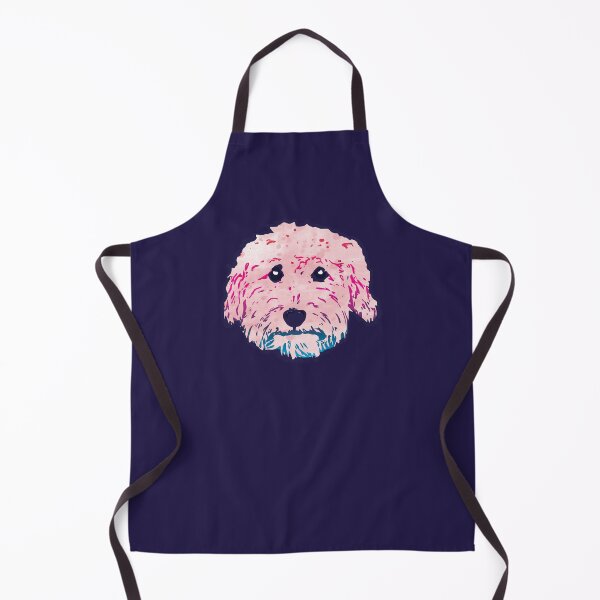 Item preview, Goldendoodle! Labradoodle! Adorable doodle teddy bear dog - in pink and multi colors designed and sold by smooshfaceutd.