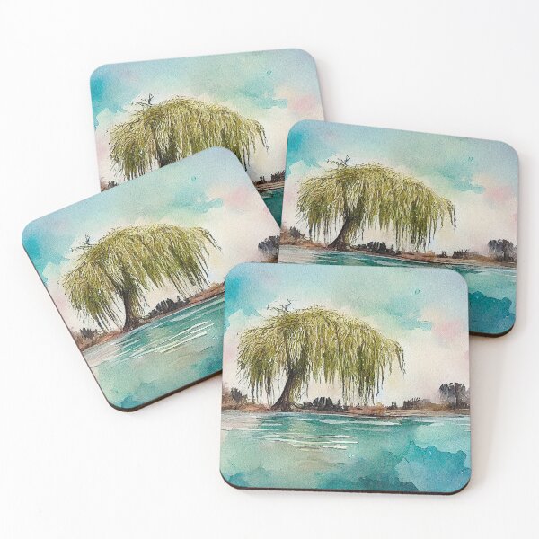 Item preview, Weeping willow tree painting #8 designed and sold by NatureSight.