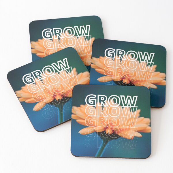 Item preview, GROW (above) - Orange Flower Blossom designed and sold by AliceSLee.