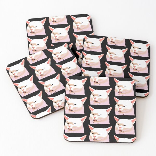 Item preview, Cursed Cat Images, Woman Yelling at Cat Meme designed and sold by printify.
