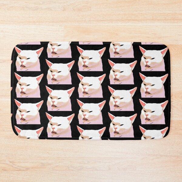 Item preview, Cursed Cat Images, Woman Yelling at Cat Meme designed and sold by printify.
