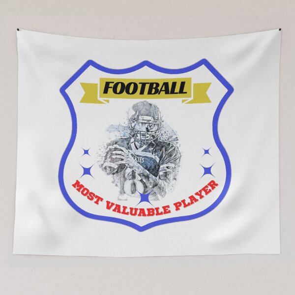 Item preview, Most Valuable Player crest - Football designed and sold by AspectArtWorks.