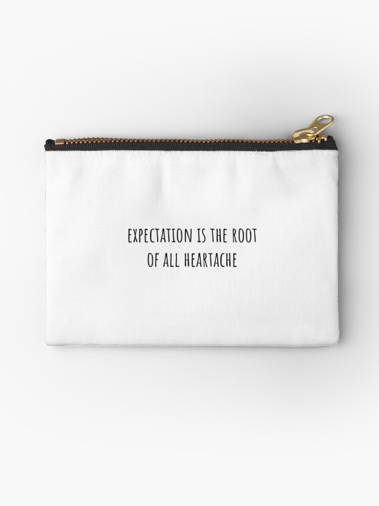 Pochette L Attente Est La Racine De Toute Citation Shakespeare Chagrin D Amour Par Halcja Redbubble