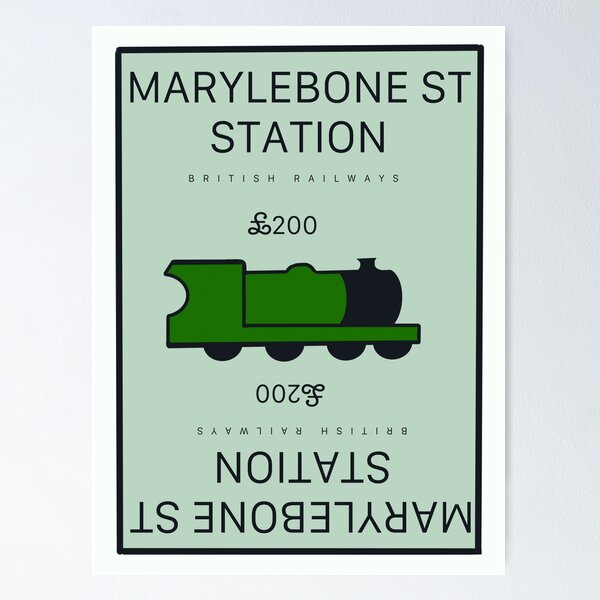 Item preview, Marylebone Street Station designed and sold by nickclarkeart.