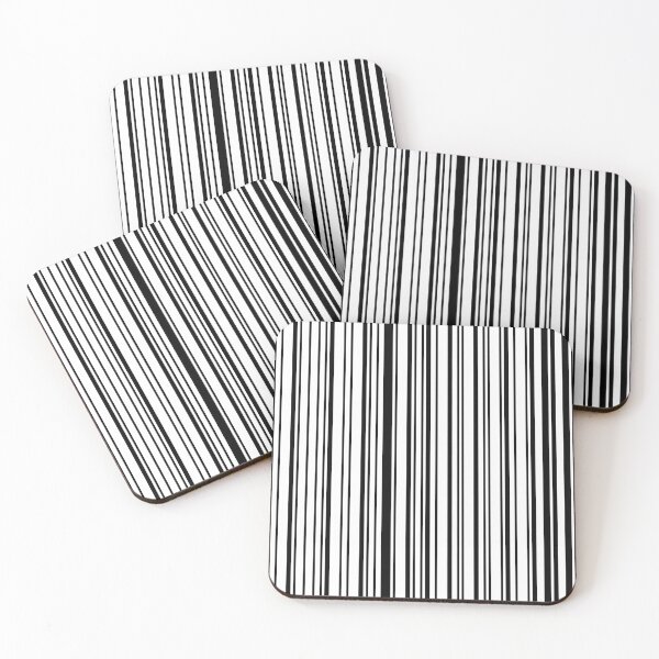 Item preview, Gabrielle barcode pattern designed and sold by coverinlove.