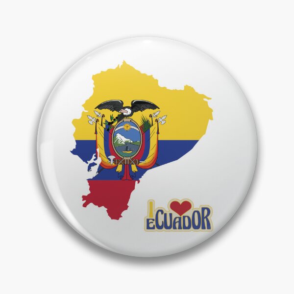 Item preview, Ecuador Map Flag designed and sold by Tienda-Vane.